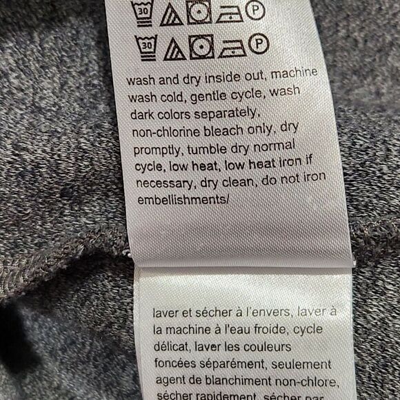 Calvin Klein Long sleeve Sweater For Men Size XL Gray Size Small Zipper On Front - Picture 9 of 9